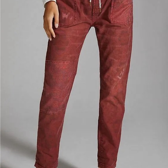 - Anthropologie Pilcro Patchwork The Trailblazer Pants Size Small New - Picture 3 of 15